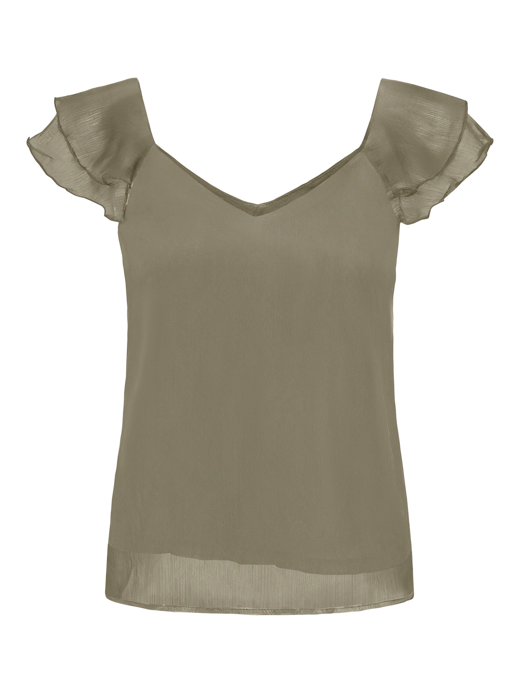 ONLY Blusenshirt "ONLASTA LIFE CAPSLEEVE V-NECK TOP PTM" günstig online kaufen