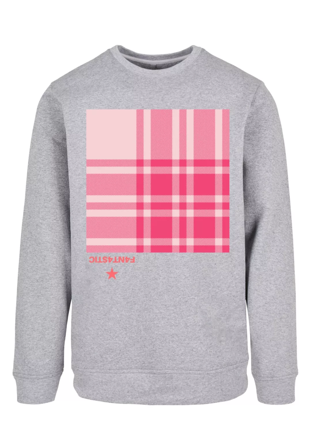 F4NT4STIC Kapuzenpullover "Karo Pink", Print günstig online kaufen