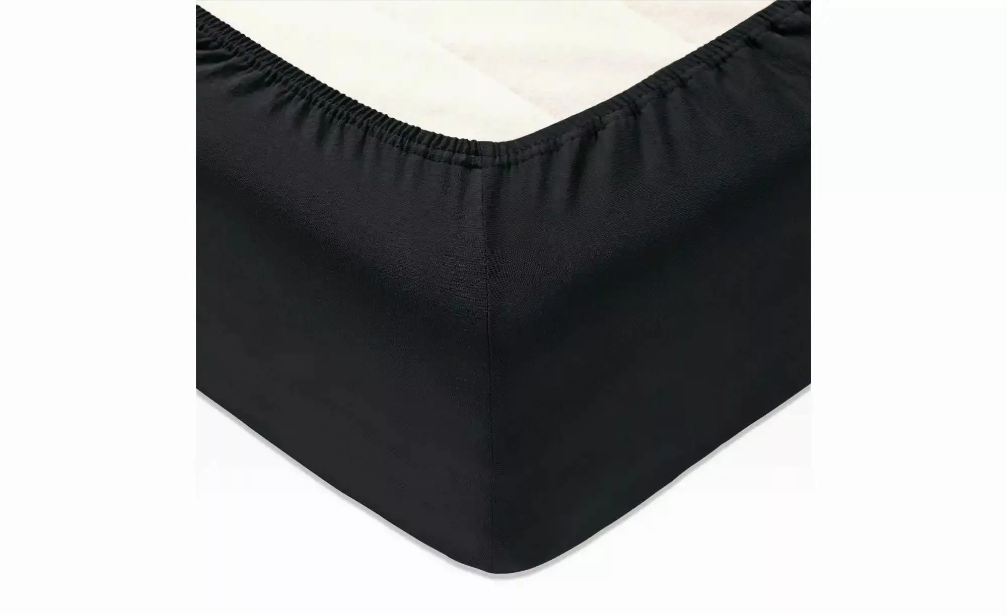 JOOP! Boxspringspannbetttuch Uni ¦ schwarz ¦ Maße (cm): B: 160 H: 1 Bettwar günstig online kaufen