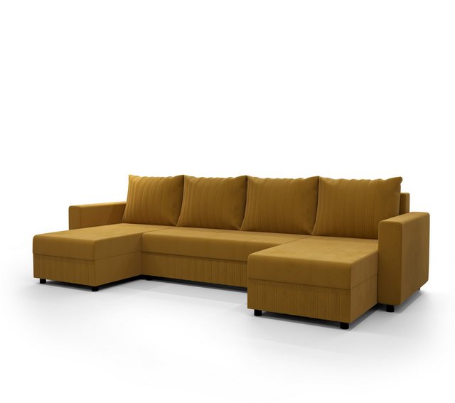 ALTDECOR Wohnlandschaft PARKI-U, Couch mit Schlaffunktion, Wohnzimmer - Eck günstig online kaufen