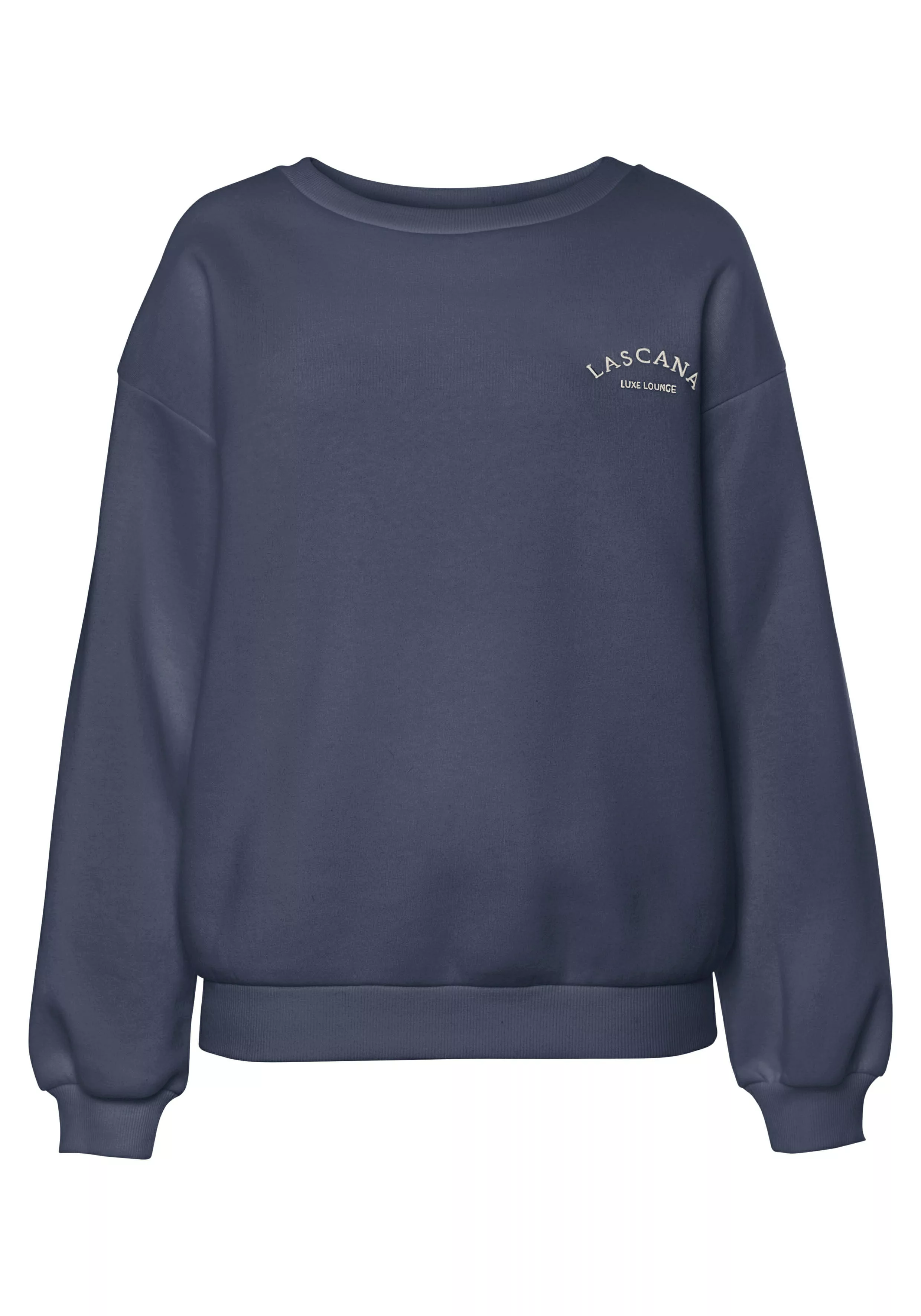 LASCANA Sweatshirt "-Pullover", mit weiten Ärmeln, Loungewear, Loungeanzug günstig online kaufen