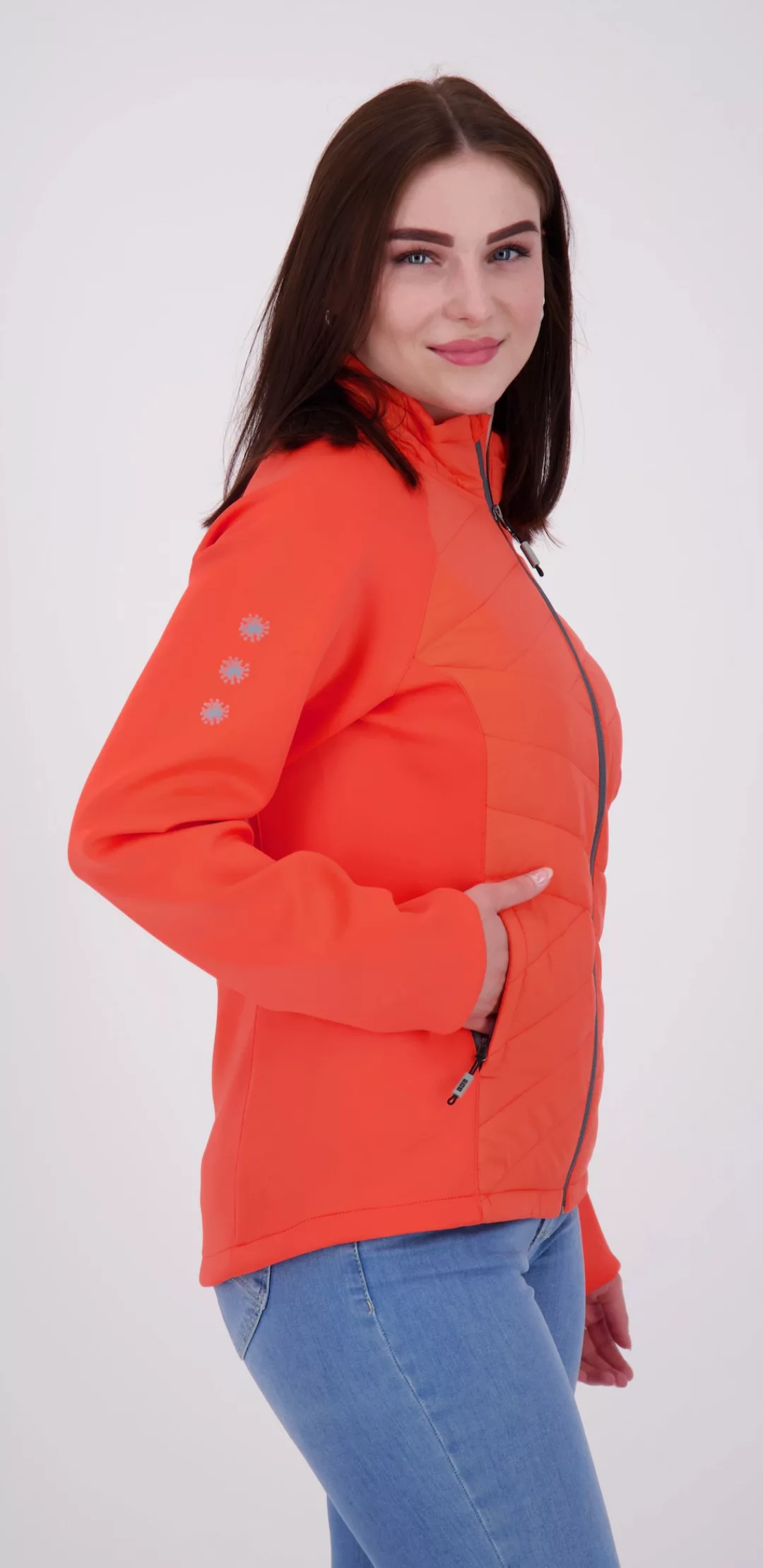 LPO Fleecejacke "EDINA V WOMEN", weiche Hybrid-Fleecejacke in traditionelle günstig online kaufen