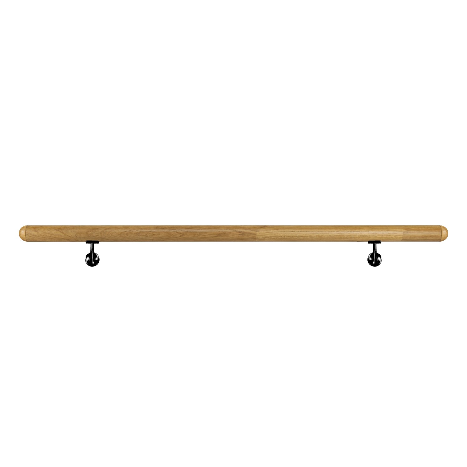 Treba Handlauf-Set H28 Ø 4,2 cm x 150 cm Eiche Lackiert günstig online kaufen