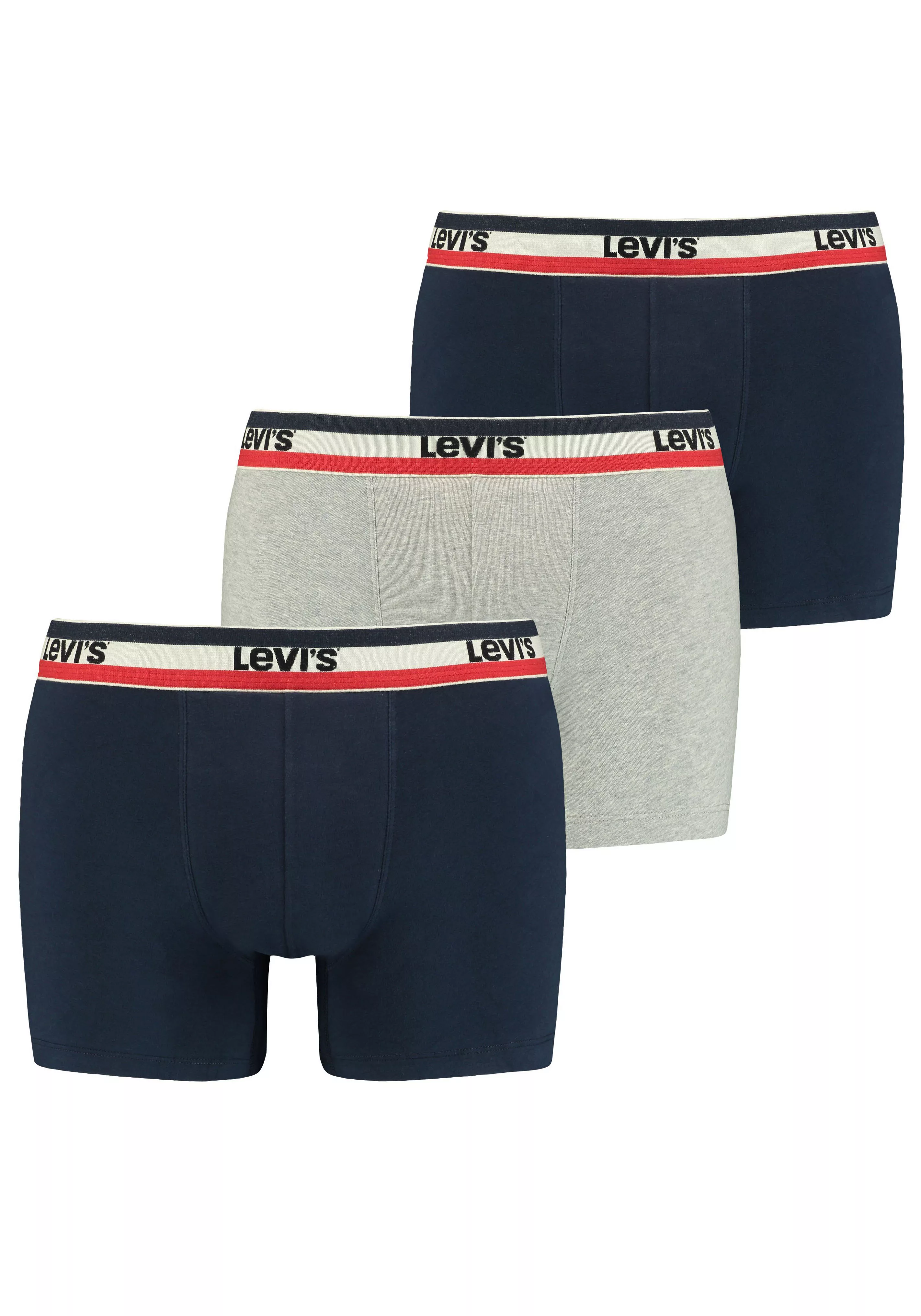 Levis Boxershorts, (Packung, 3er-Pack), mit breitem Logobund günstig online kaufen