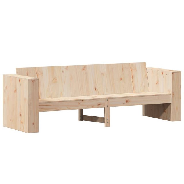 vidaXL Loungesofa Gartensofa 3-Sitzer 189x60x62 cm Massivholz Kiefer günstig online kaufen