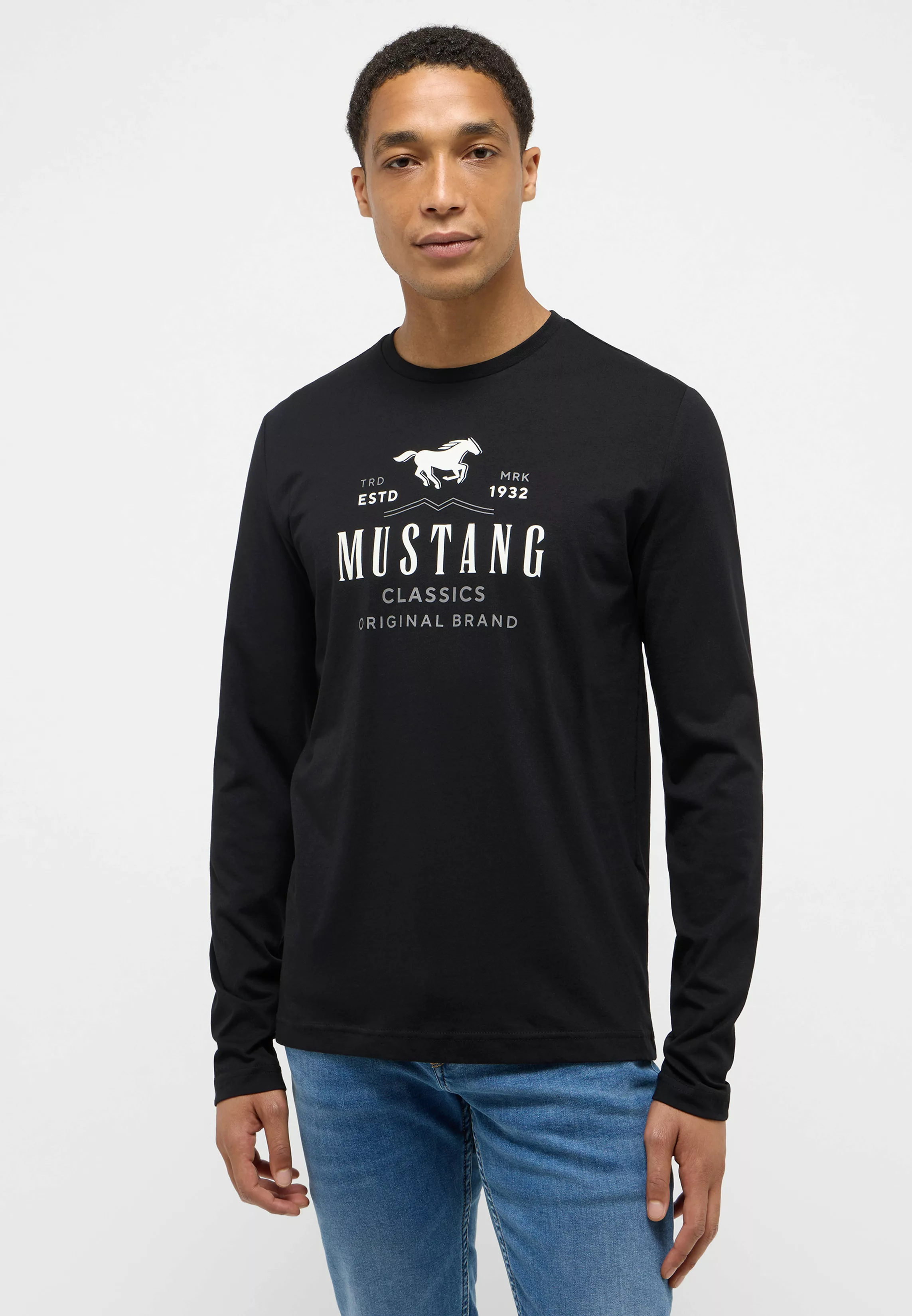 MUSTANG Langarmshirt "Style Adrian" günstig online kaufen