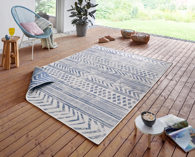 NORTHRUGS Teppich »BIRI Wendeteppich«, rechteckig, 5 mm Höhe, In-& Outdoor, günstig online kaufen