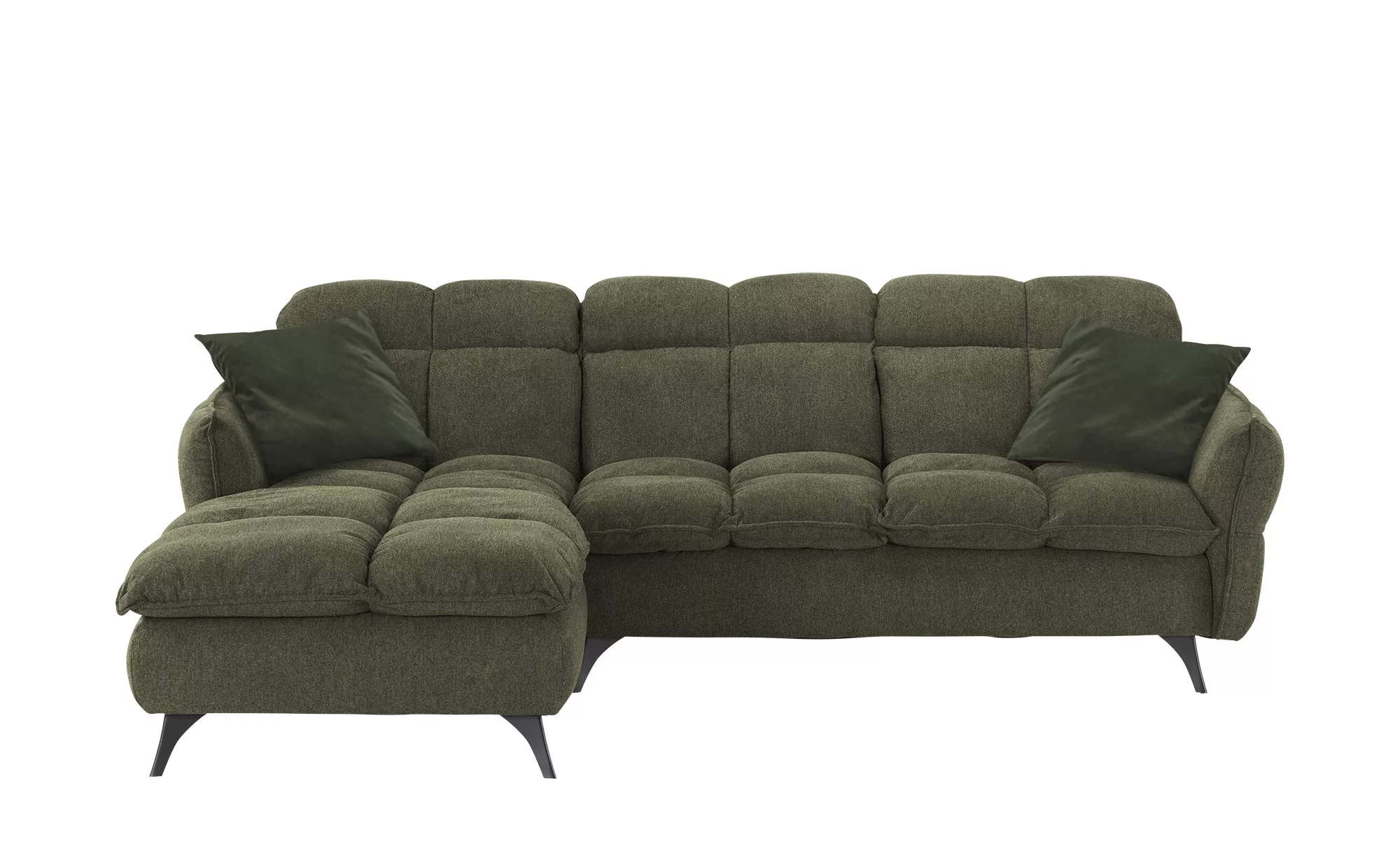 bobb Ecksofa  Key West ¦ grün ¦ Maße (cm): B: 288 H: 106 T: 213 Polstermöbe günstig online kaufen