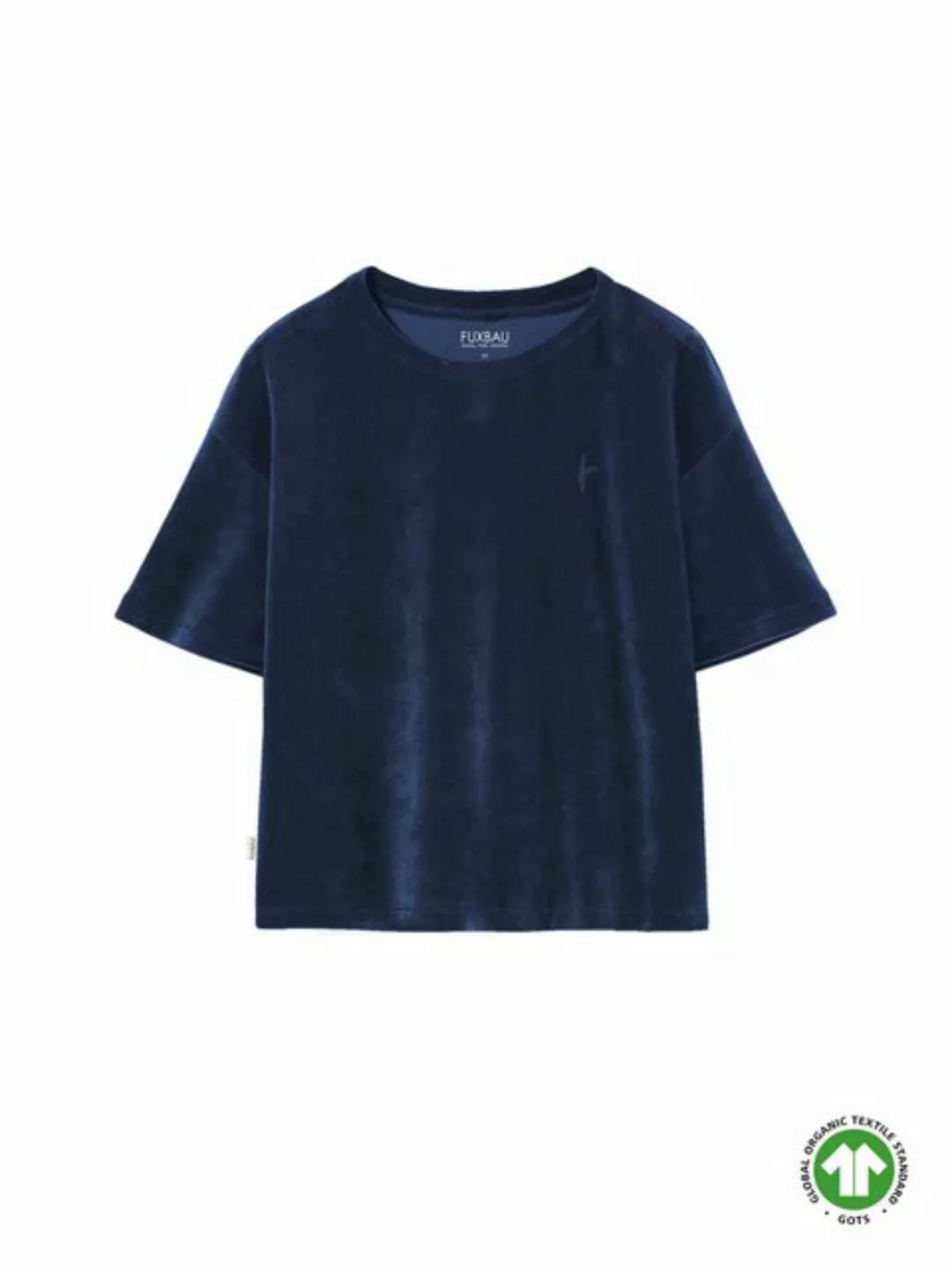 FUXBAU T-Shirt Frauen Samt T-Shirt samtweiche Stoff, GOTS günstig online kaufen