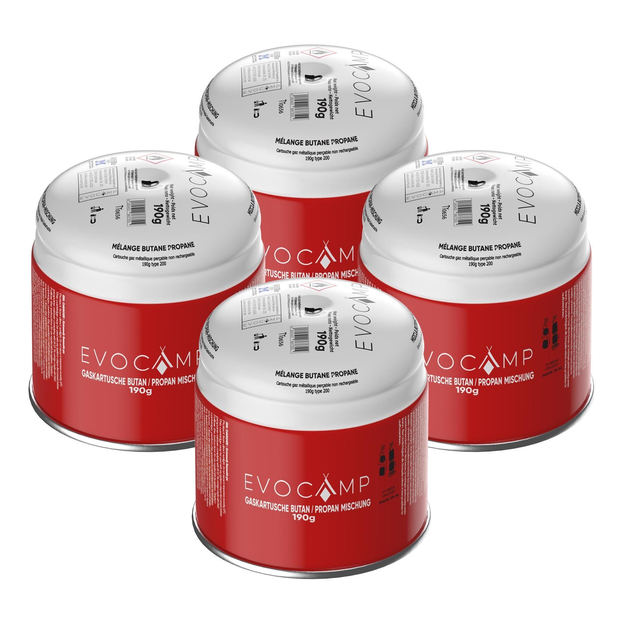 EVOCAMP Gaskartusche 6x Propan Butan 450g, günstig online kaufen