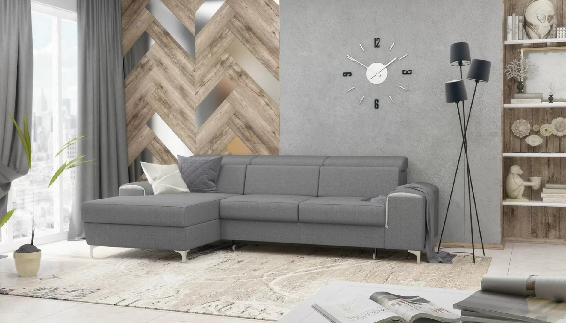 99rooms Ecksofa Stylefy Lino Ecksofa, L-Form, Eckcouch, Ottomane links oder günstig online kaufen