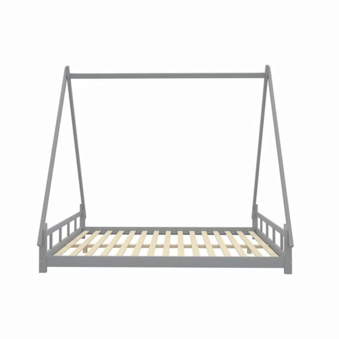 XDeer Babybett Massivholz Kinderbett 140*200cm, Zeltbett, Hochbett, Jugendb günstig online kaufen