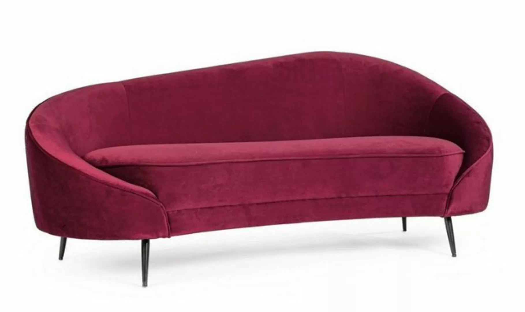 Natur24 Sofa Sofa Serphin 183x80x85cm Rot Sofa Couch Polster günstig online kaufen