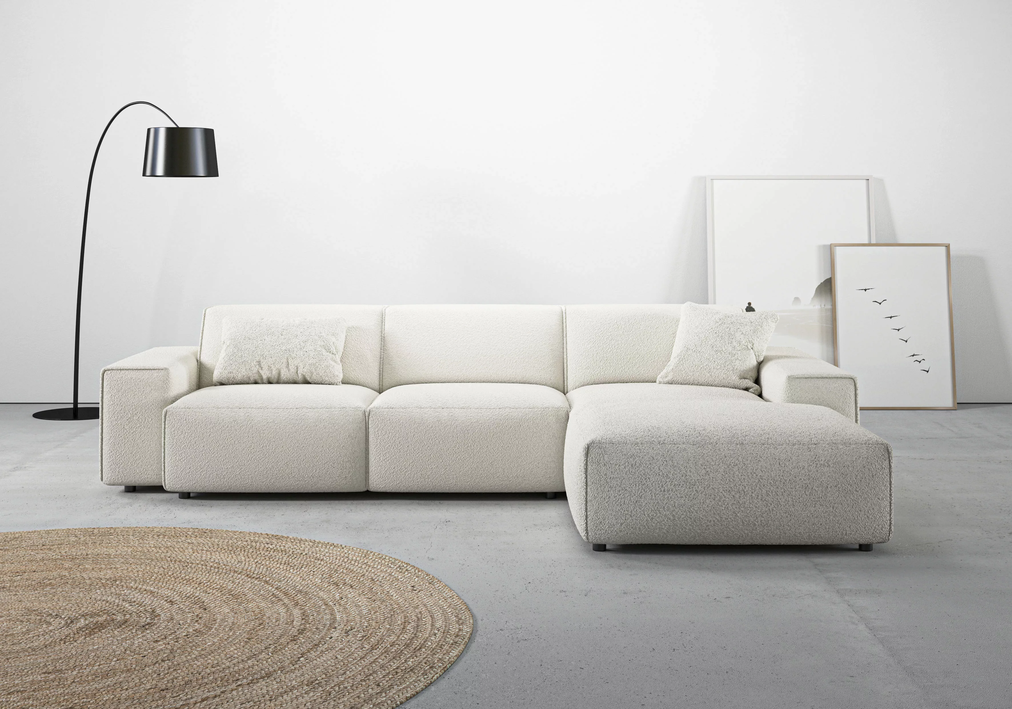 andas Ecksofa "Glimminge auch in Breitcord, Feincord, Bouclé + Easy care-Be günstig online kaufen