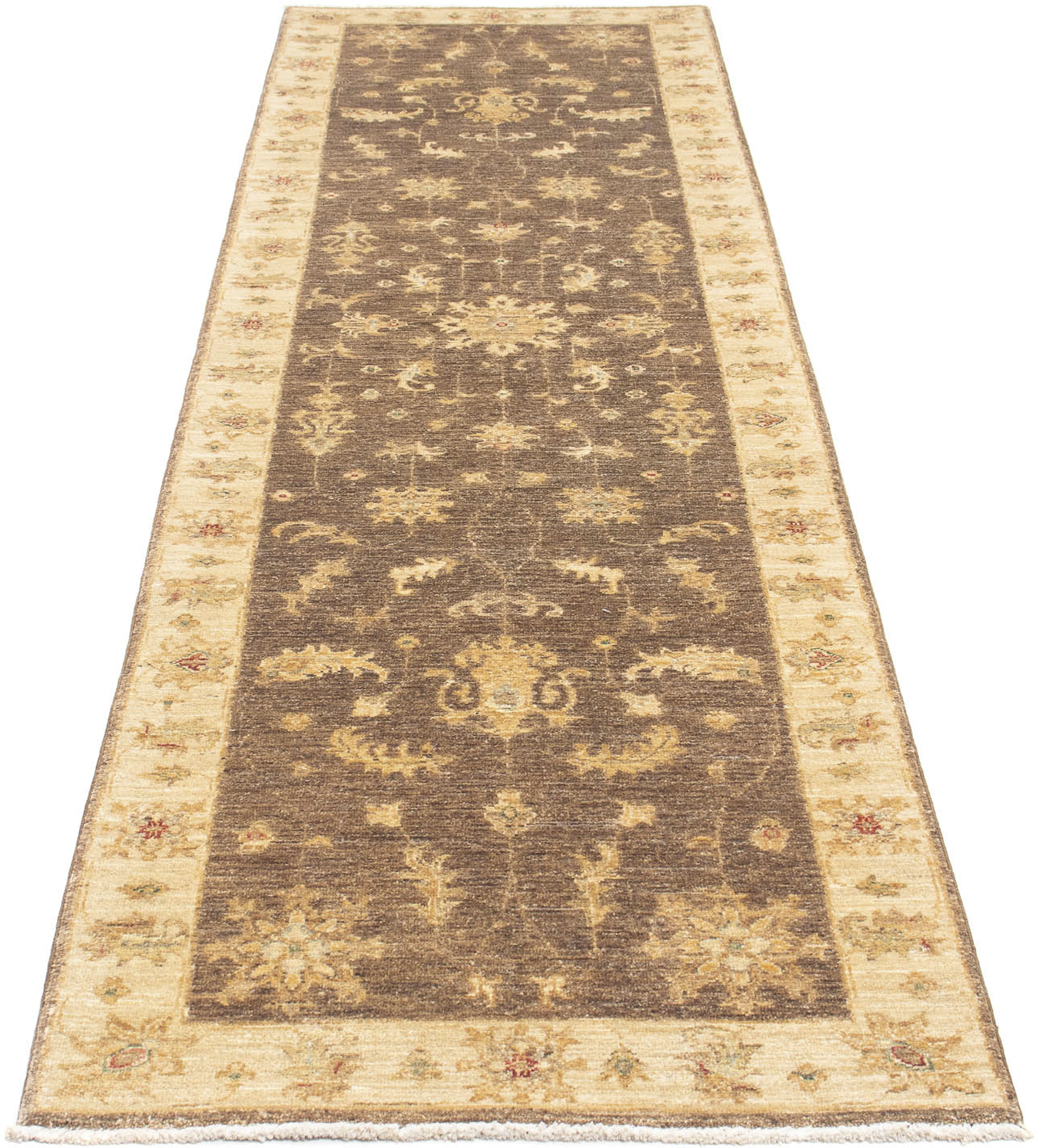 morgenland Orientteppich »Ziegler - 295 x 82 cm - braun«, rechteckig, Wohnz günstig online kaufen