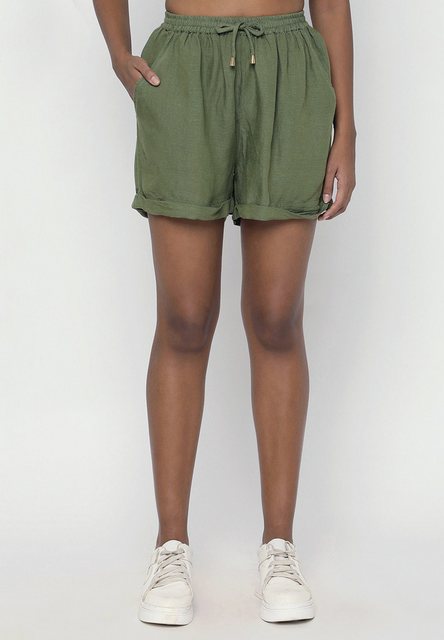 YC Fashion & Style Strandshorts YC-2908 Leinen-Shorts Elastikbund mit Tunne günstig online kaufen