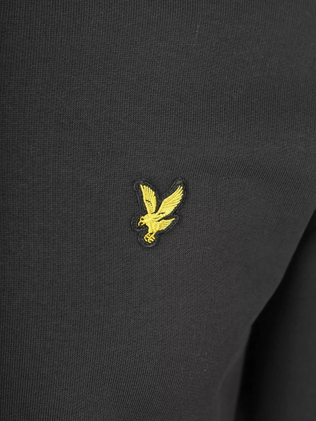 Lyle & Scott Sweat Half Zip Pull Schwarz - Größe S günstig online kaufen