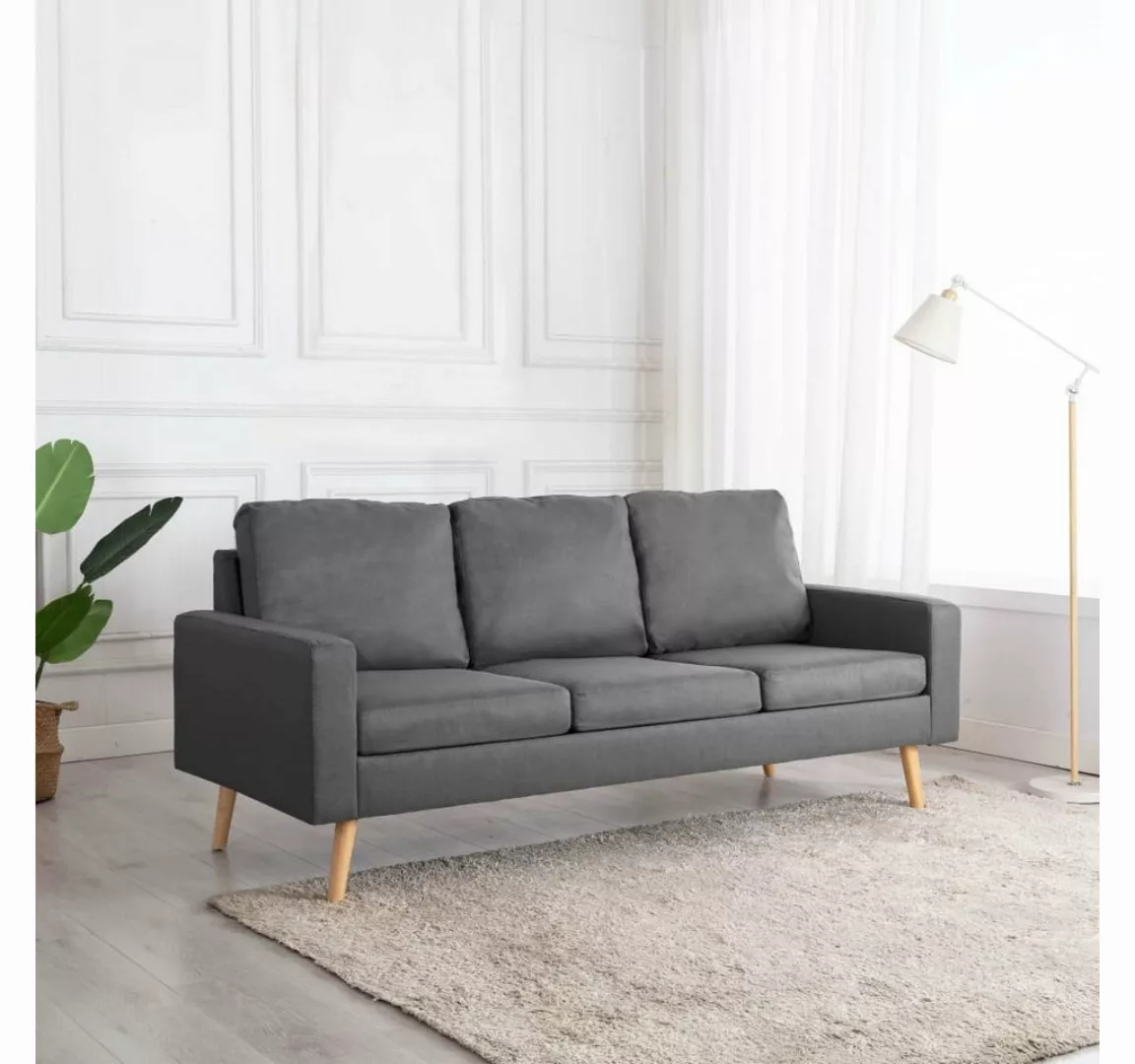 3-sitzer-sofa Hellgrau Stoff günstig online kaufen