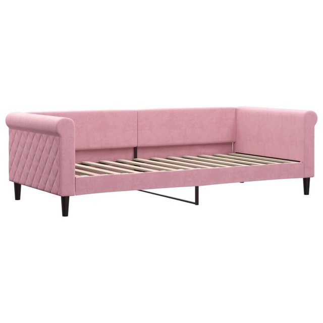 vidaXL Gästebett Tagesbett Rosa 90x200 cm Samt Gästebett Gästecouch Gästeso günstig online kaufen