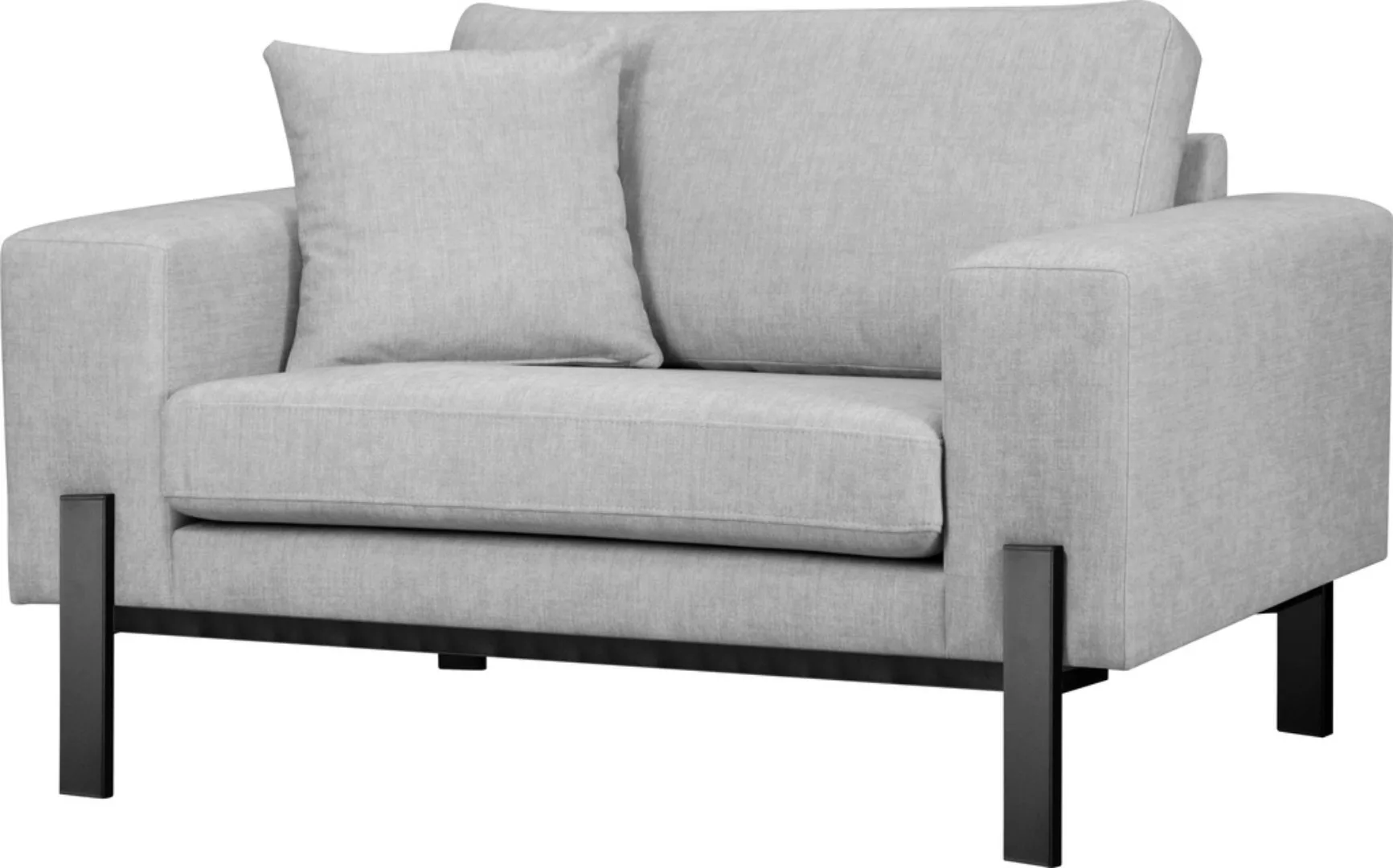 OTTO products Loveseat »Ennis Sessel Metallgestell«, Verschiedene Bezugsqua günstig online kaufen