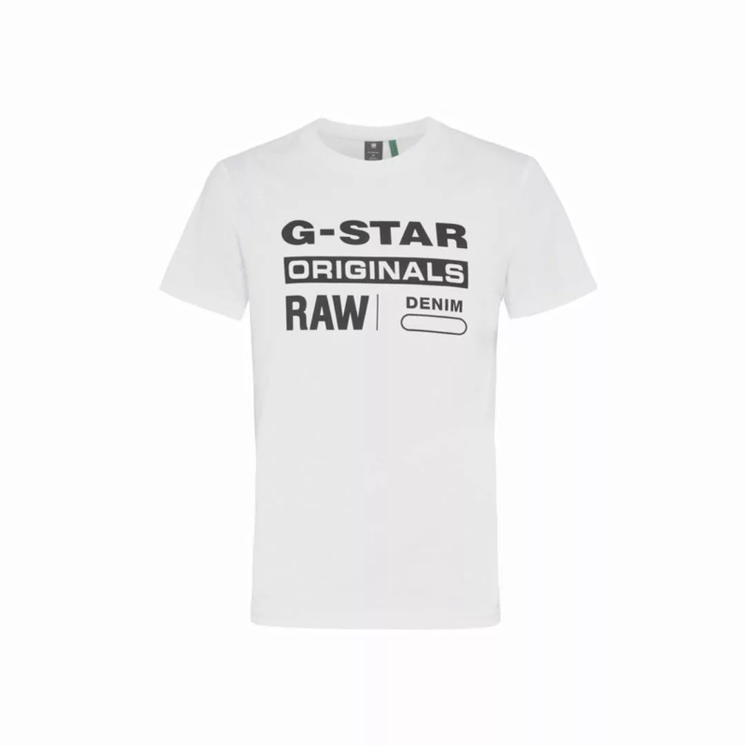 G-STAR RAW Herren T-Shirt - Graphic 8, Rundhals, Logo, Organic Cotton, einf günstig online kaufen