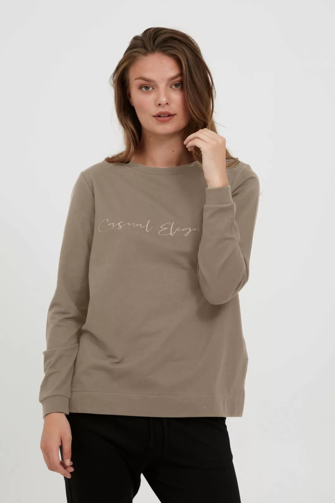 fransa Rundhalspullover "Sweatshirt FRBsweat" günstig online kaufen