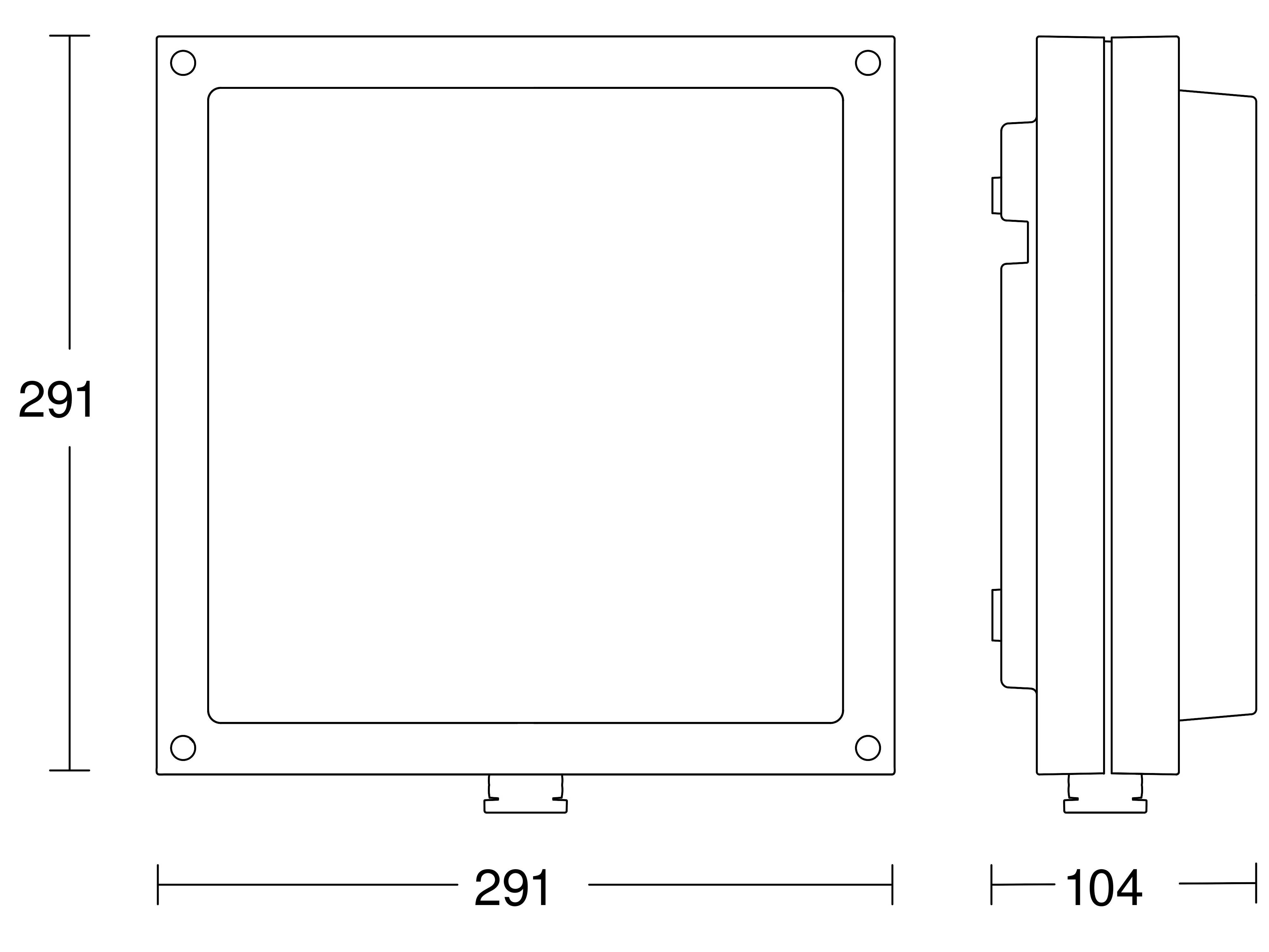 Steinel Sensor-LED-Außenleuchte 104 x 291 303 mm L 690 S ANT 3000K - 53000 günstig online kaufen