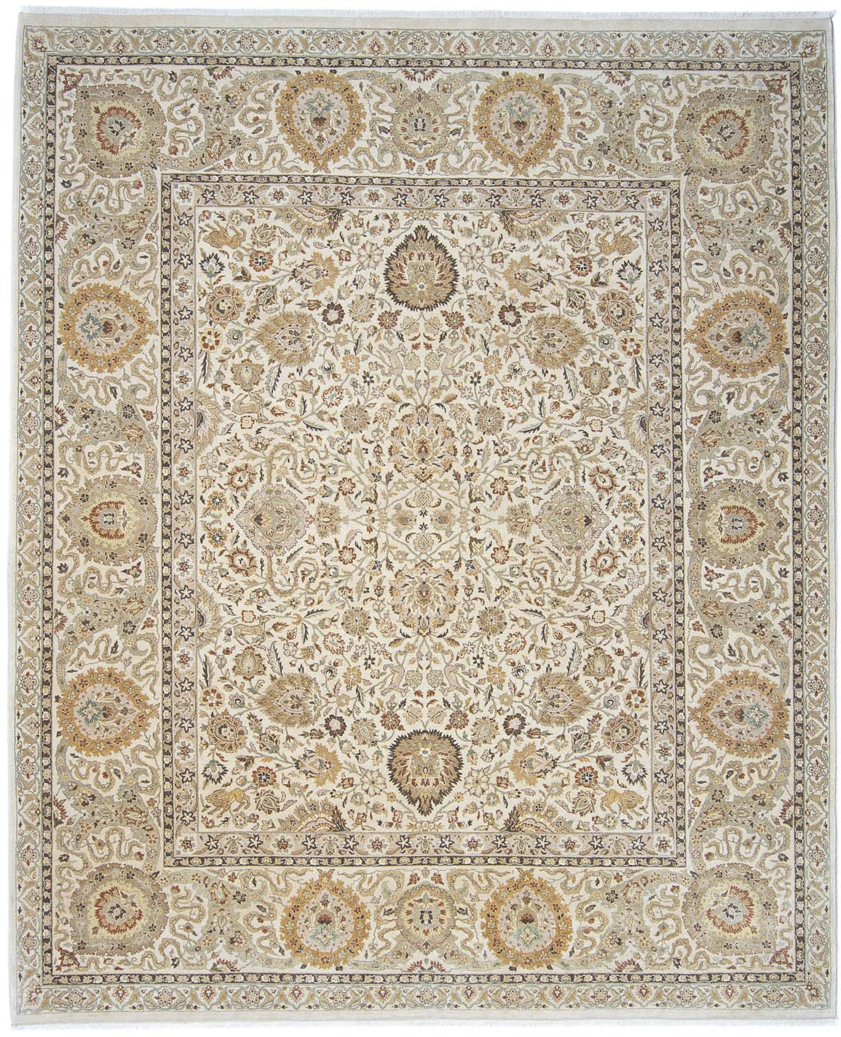 morgenland Orientteppich »Ziegler - 307 x 246 cm - beige«, rechteckig, Wohn günstig online kaufen