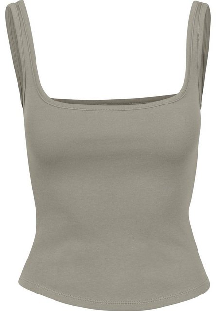 URBAN CLASSICS Muskelshirt Damen Ladies Wide Neck Top (1-tlg) günstig online kaufen