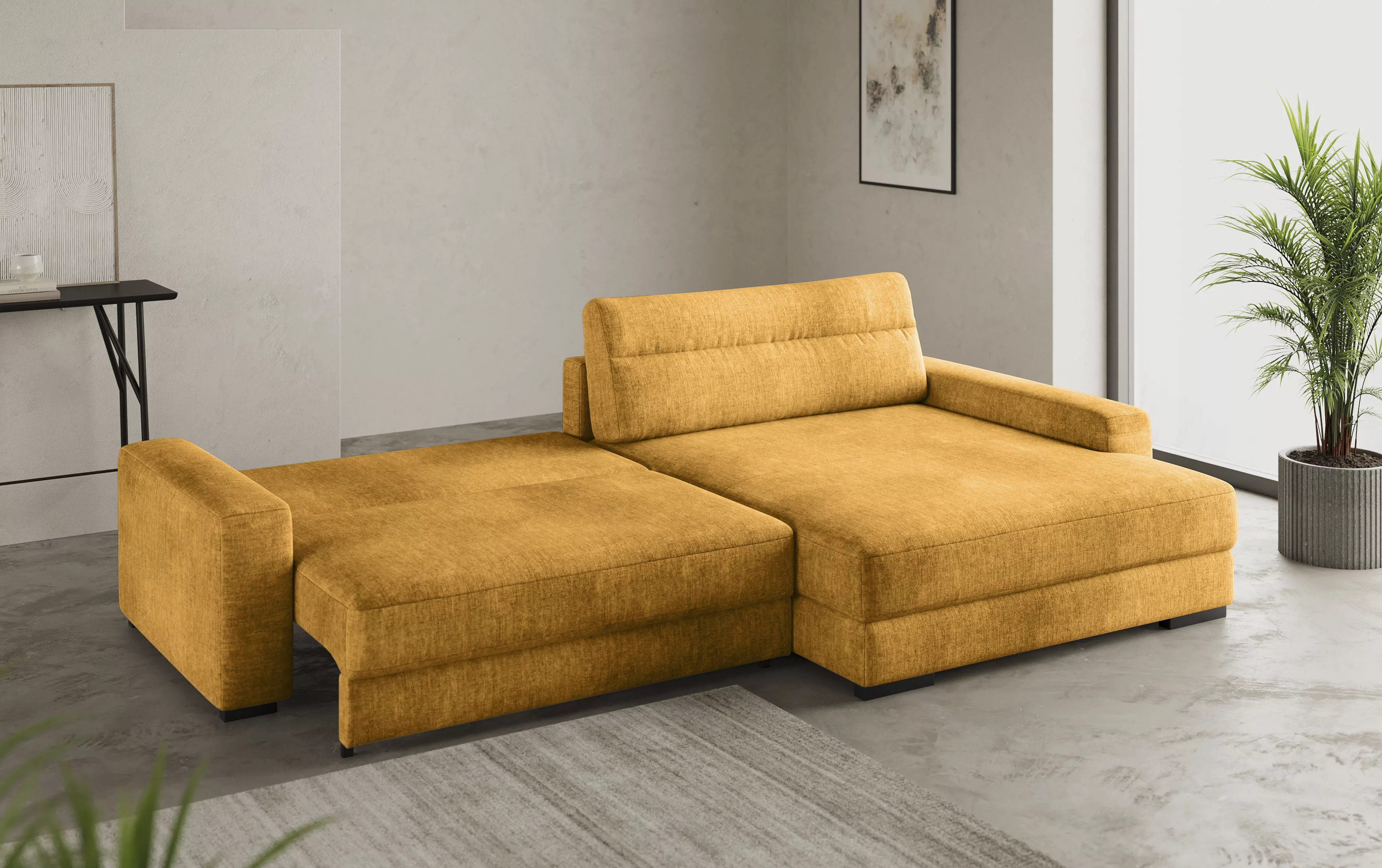 Mr. Couch Ecksofa "Marcello DuraFlex L-Form", EasyBett, Bettkasten, Kaltsch günstig online kaufen