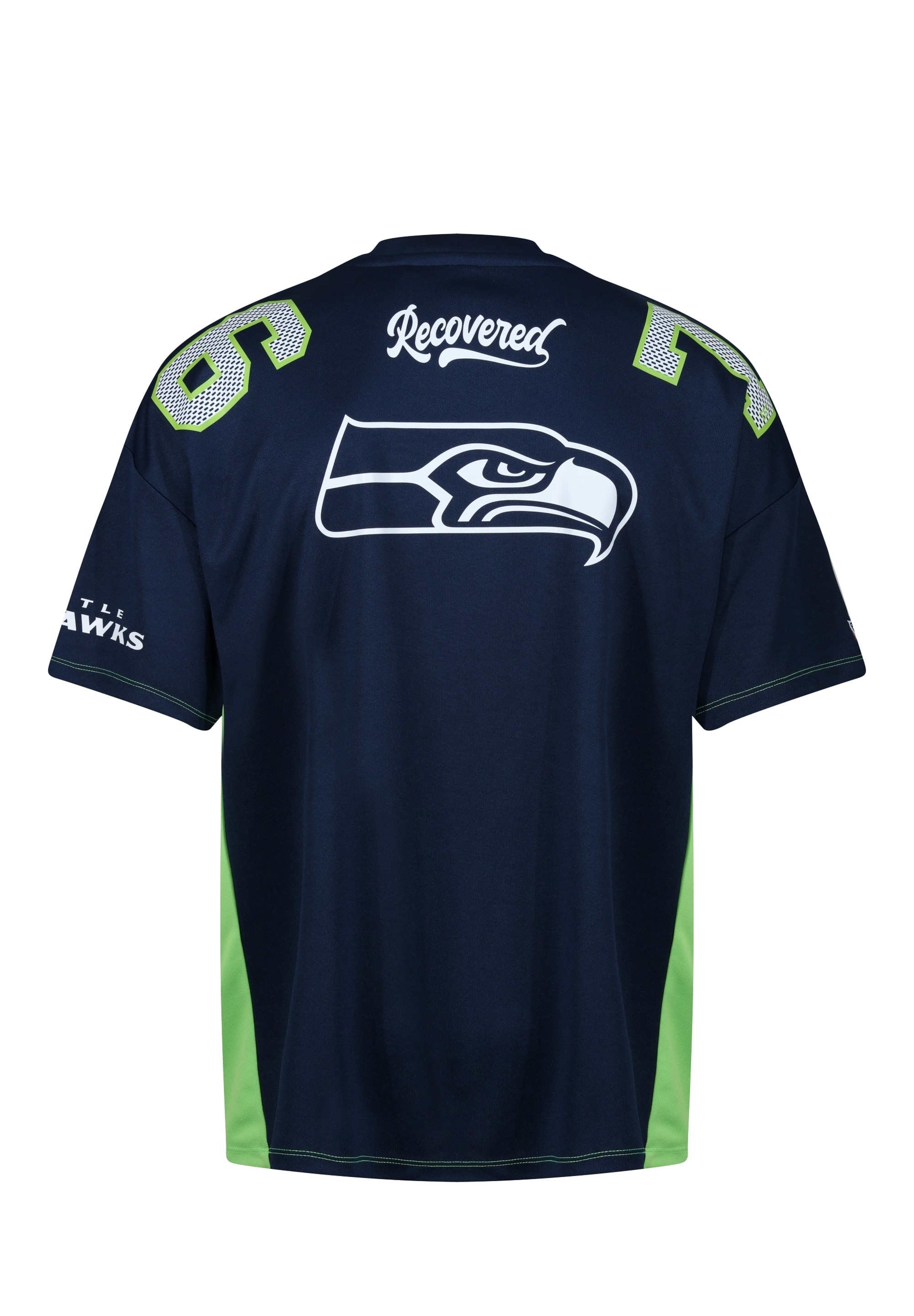 Recovered T-Shirt "NFL Seahawks Est 76 Oversized", mit coolen Prints günstig online kaufen