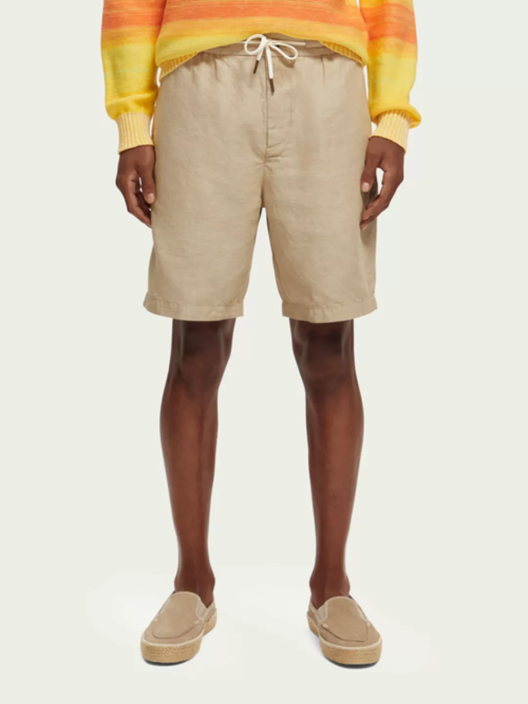 Scotch & Soda The Fave Bermuda-Shorts aus einer Leinenmischung günstig online kaufen