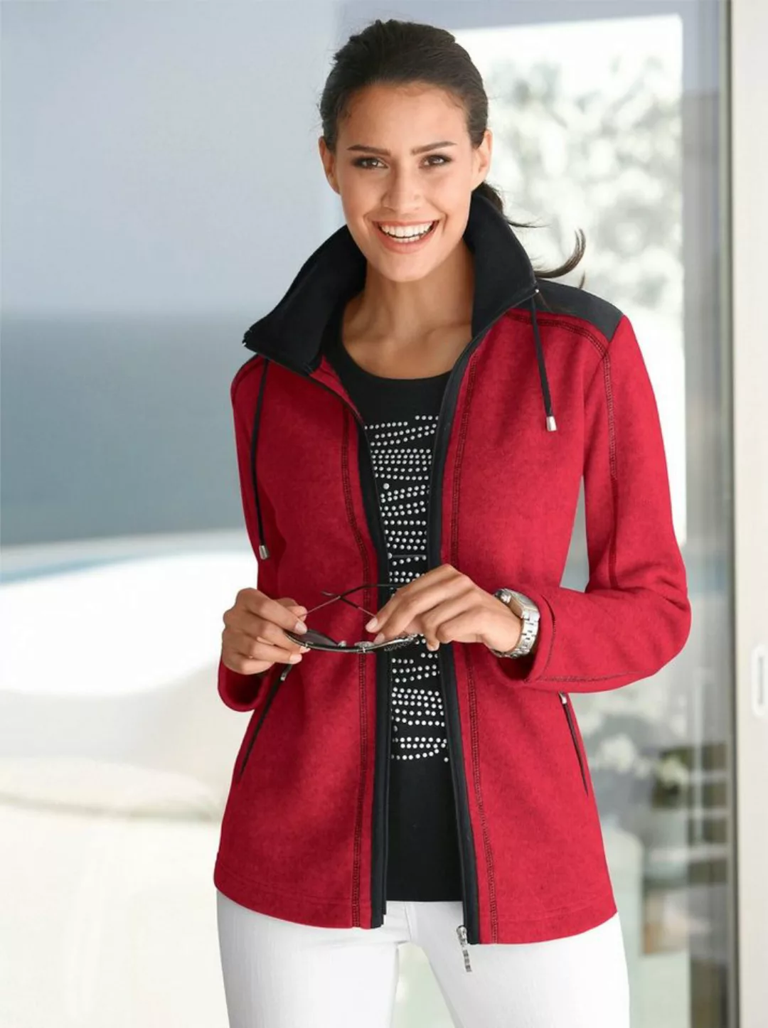 Casual Looks Fleecejacke günstig online kaufen