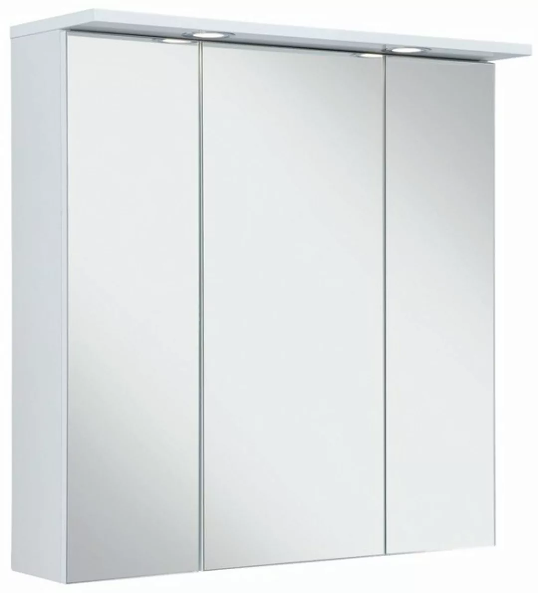 Schildmeyer Spiegelschrank SPS 700.1 Spot Breite 70 cm, 3-türig, 2 LED-Einb günstig online kaufen