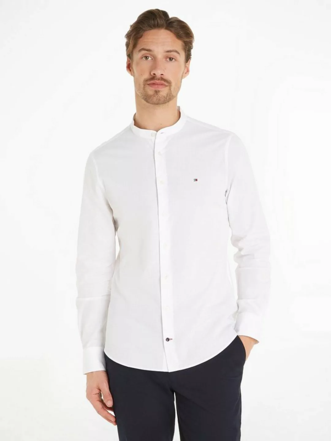 Tommy Hilfiger Langarmhemd CL-W OXFORD DOBBY SF SHIRT mit feiner Struktur günstig online kaufen