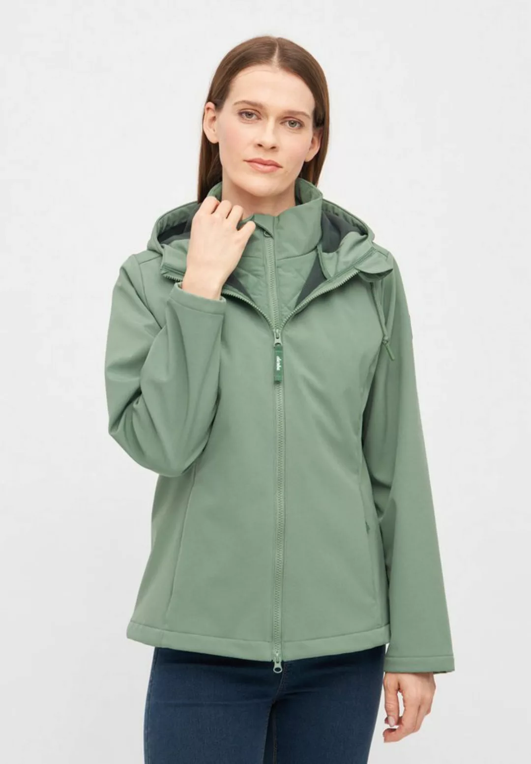 Derbe Softshelljacke Adeby 2-Wege-Reißverschluss, wasserabweisend, winddich günstig online kaufen