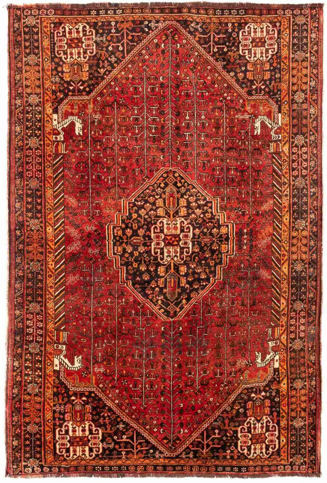 morgenland Wollteppich »Shiraz Medaillon 238 x 174 cm«, rechteckig günstig online kaufen