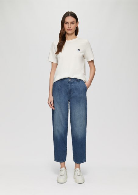 s.Oliver 5-Pocket-Jeans Ankle-Jeans / Relaxed Fit / High Rise / Barrel Leg günstig online kaufen