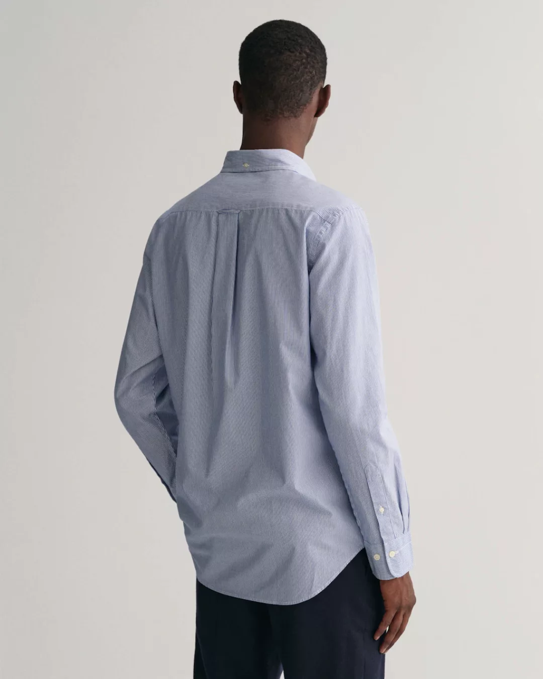 Gant Langarmhemd REG POPLIN BANKER SHIRT Banker Stripe Popeline, leichte Ba günstig online kaufen