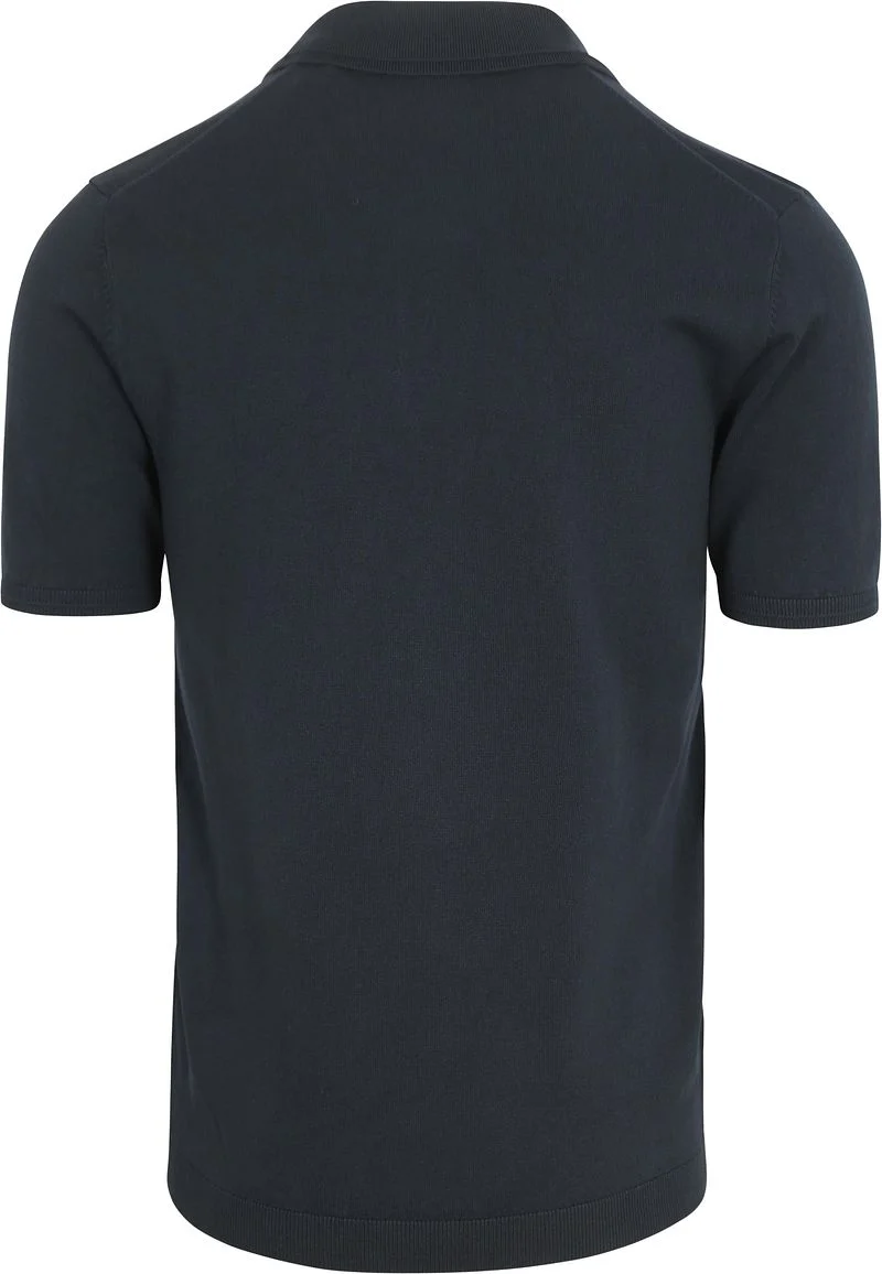 No Excess Half Zip Poloshirt Navy - Größe 3XL günstig online kaufen