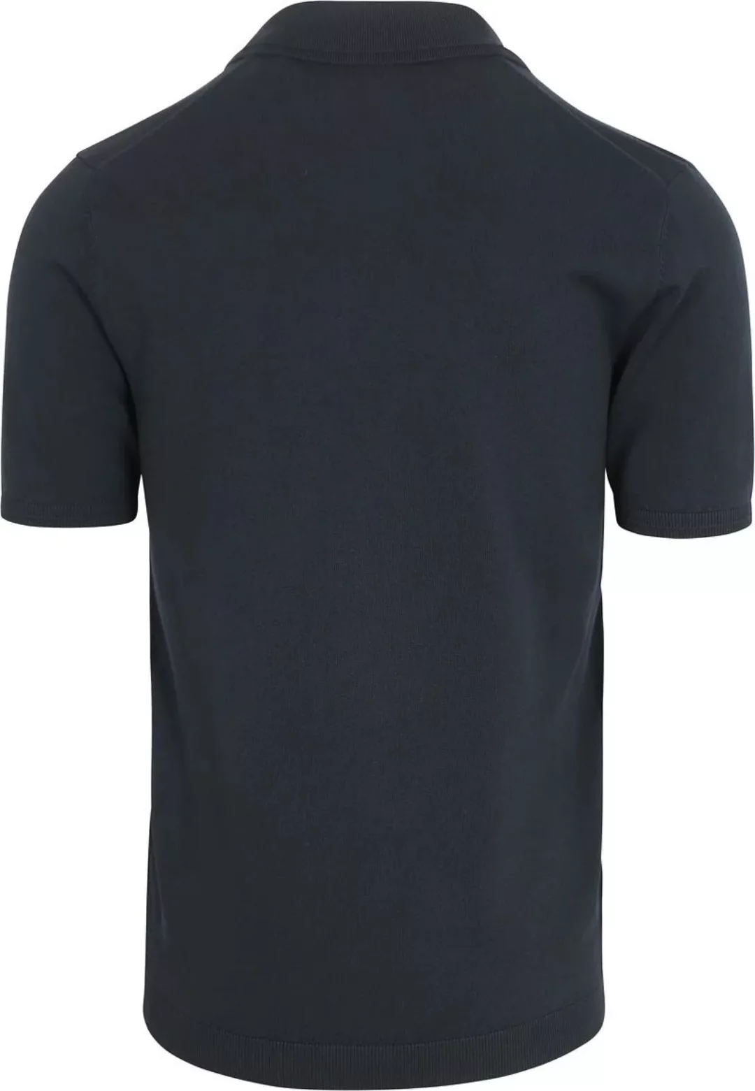 No Excess Half Zip Poloshirt Navy - Größe XXL günstig online kaufen