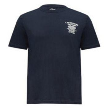 S.Oliver  T-Shirt Rundhals T-Shirt für Herren in unifarben günstig online kaufen