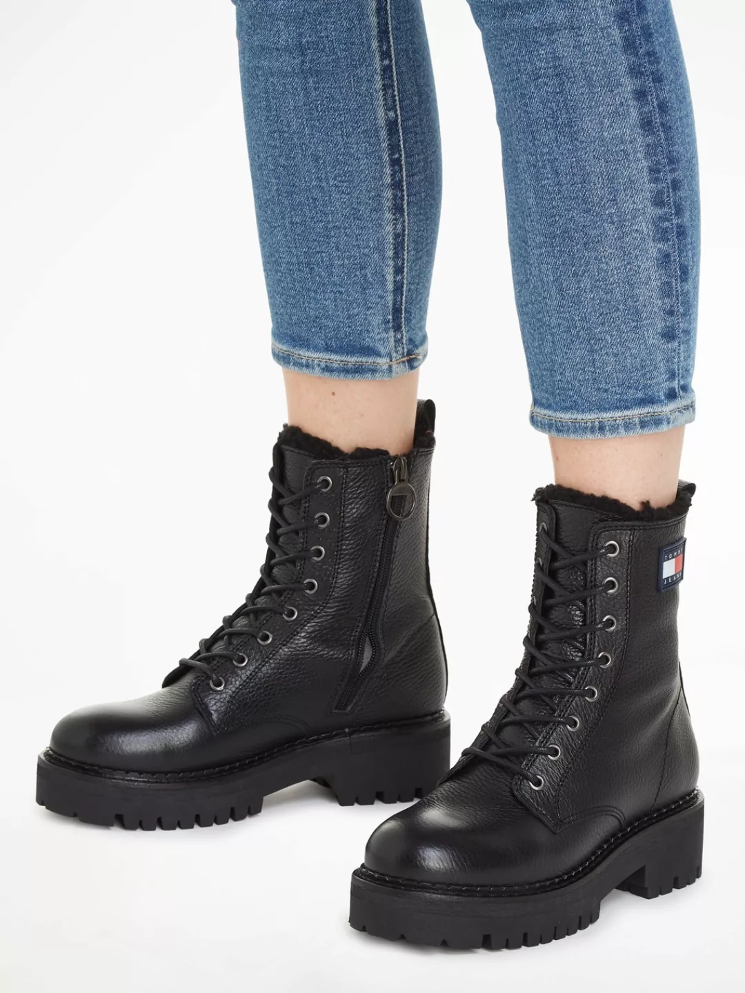 Tommy Jeans  Damenstiefel TJW URBAN BOOT TUMBLED LTR WL günstig online kaufen