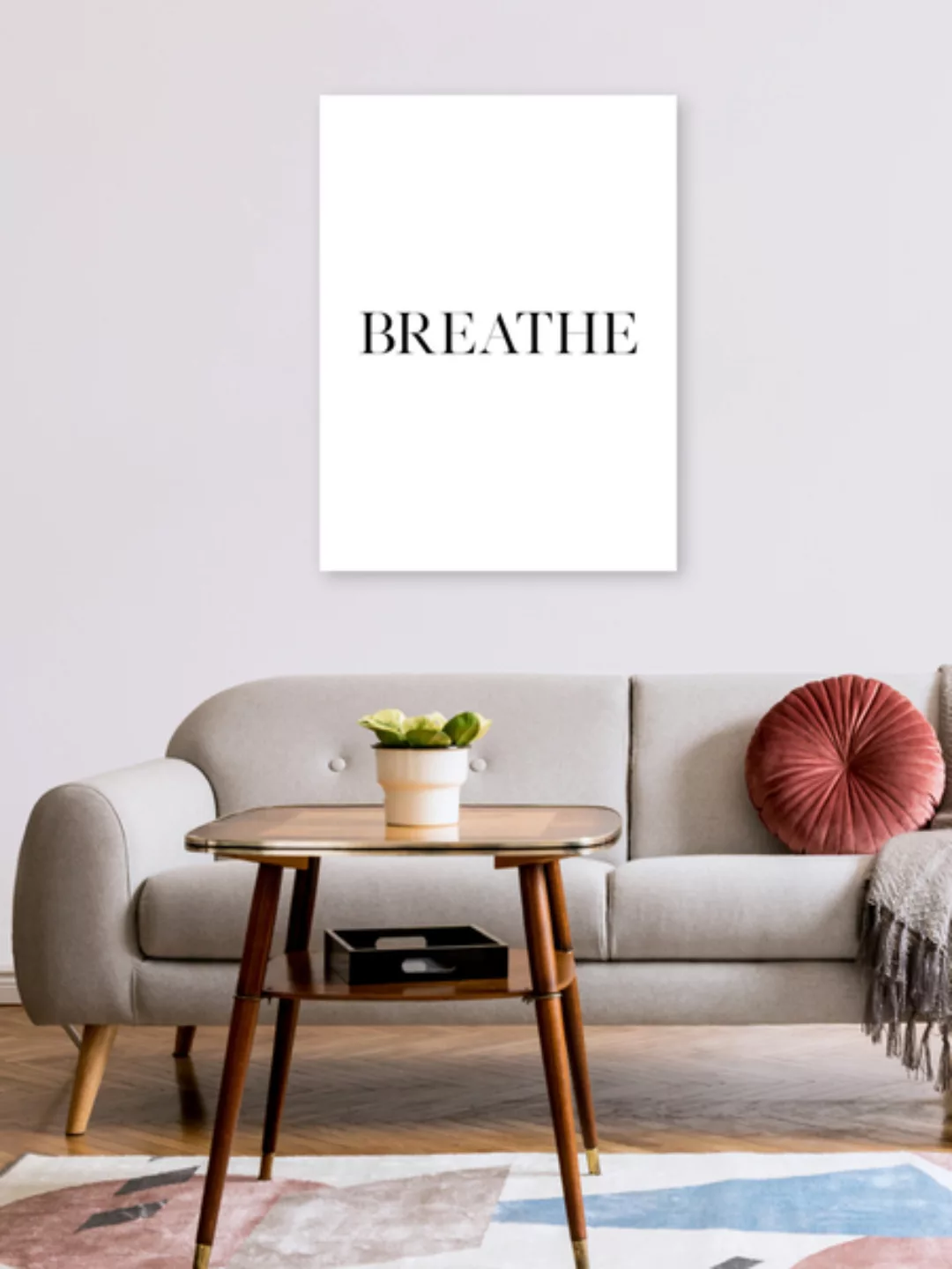 Poster / Leinwandbild - Breathe No3 günstig online kaufen