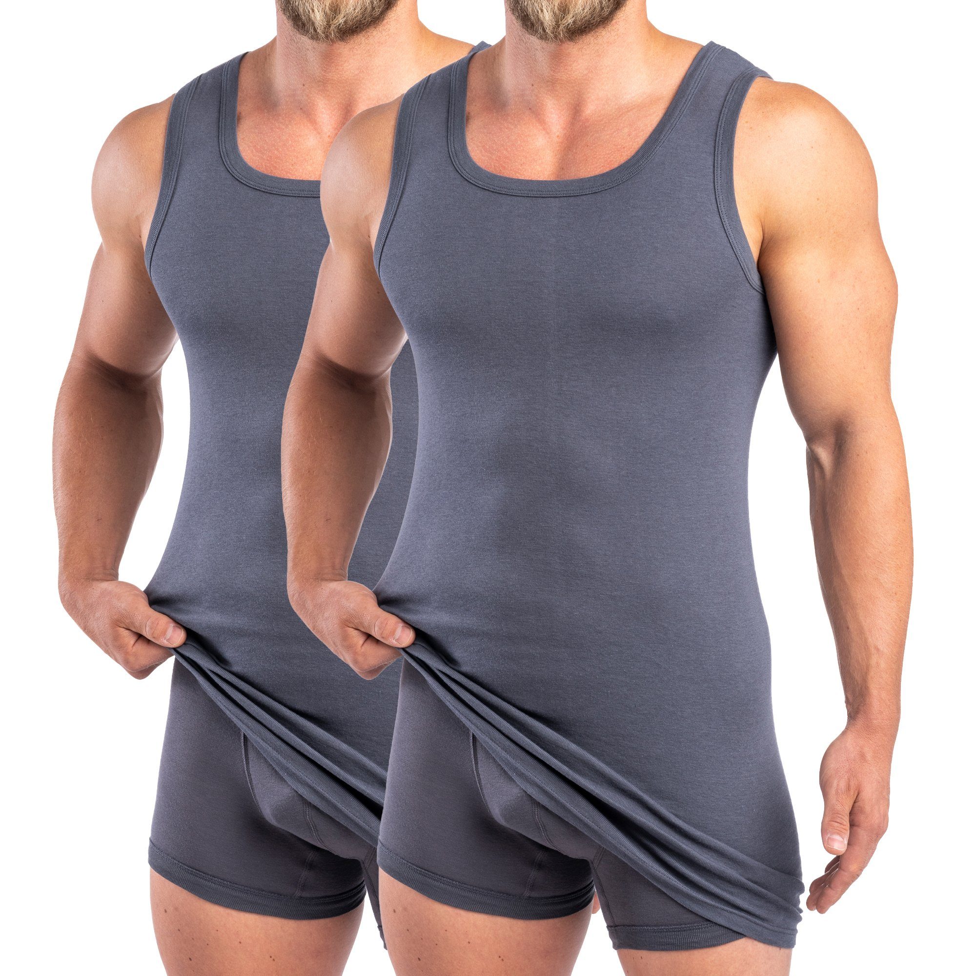 HERMKO Unterhemd 16027 2er Pack Herren günstig online kaufen
