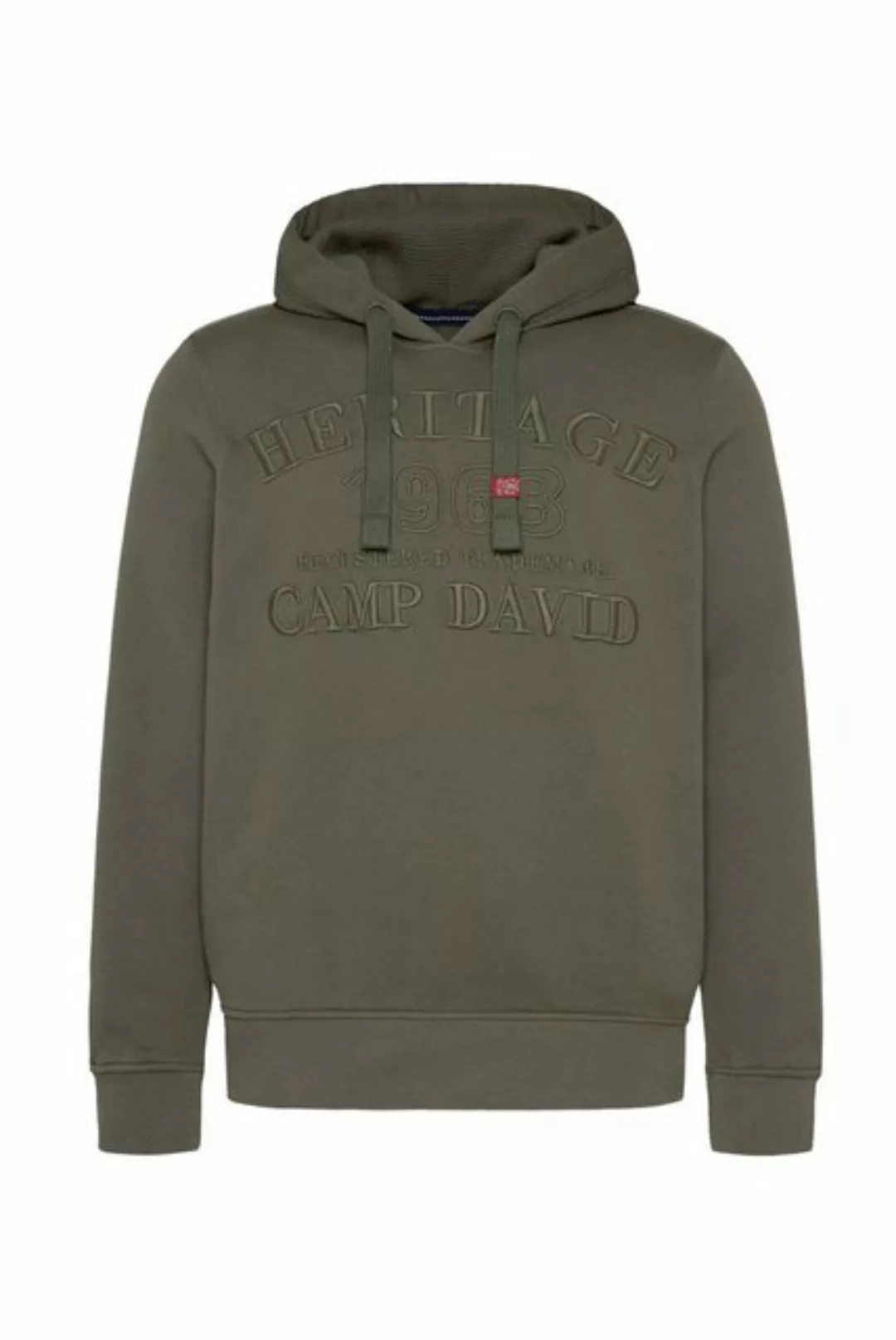 CAMP DAVID Kapuzensweatshirt mit Logostickereien günstig online kaufen