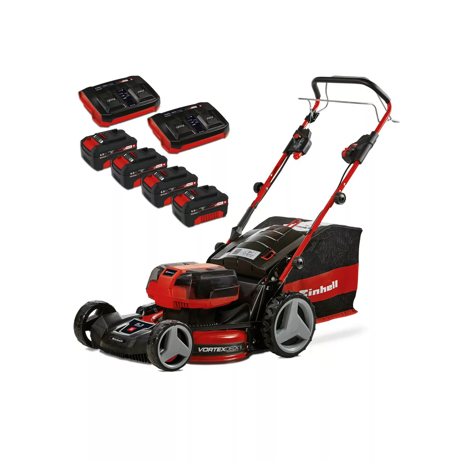 Einhell Akkurasenmäher "GP-CM 36/47 S HW Li (4x4,0Ah)", (Set), mit Radantri günstig online kaufen