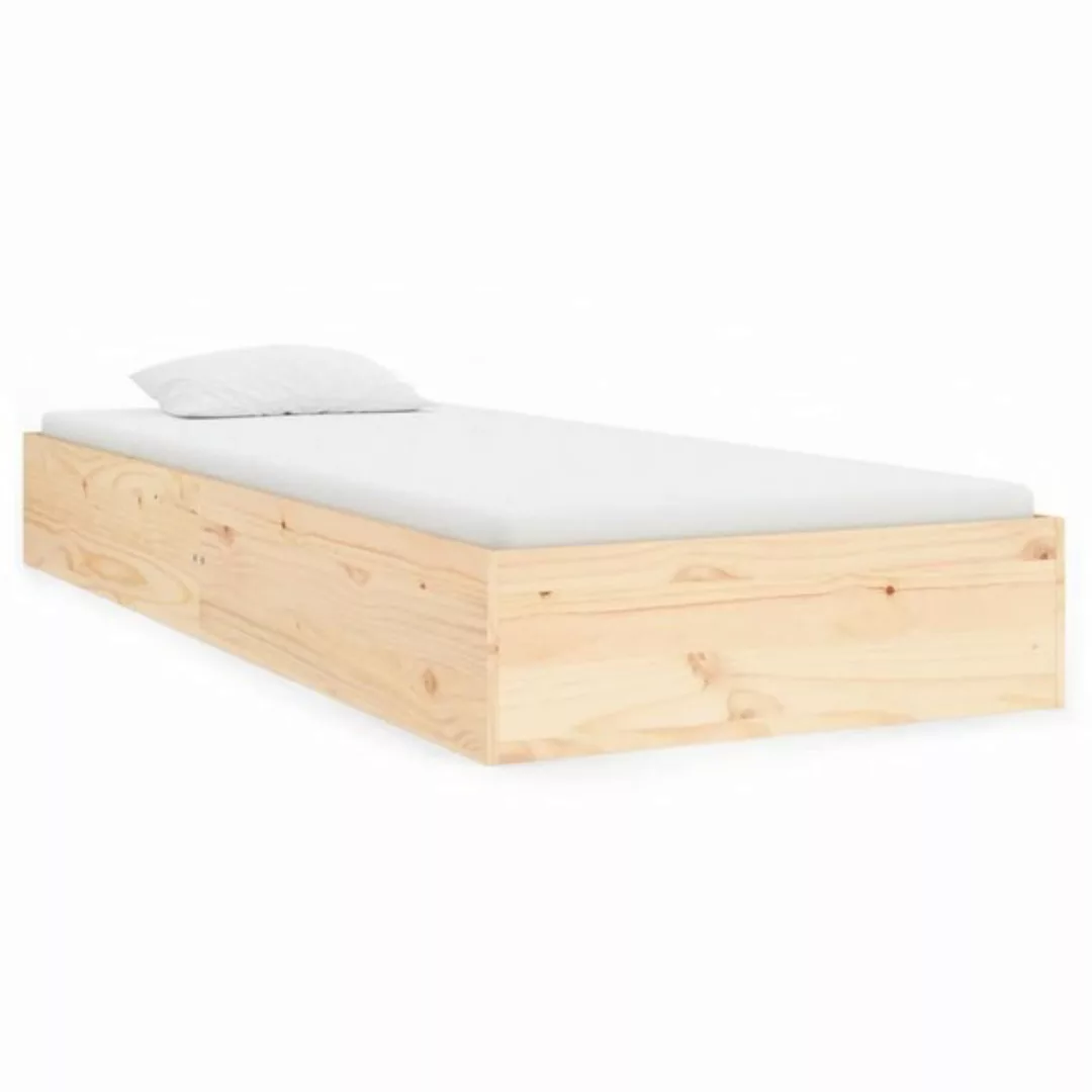 furnicato Bett Massivholzbett 75x190 cm günstig online kaufen