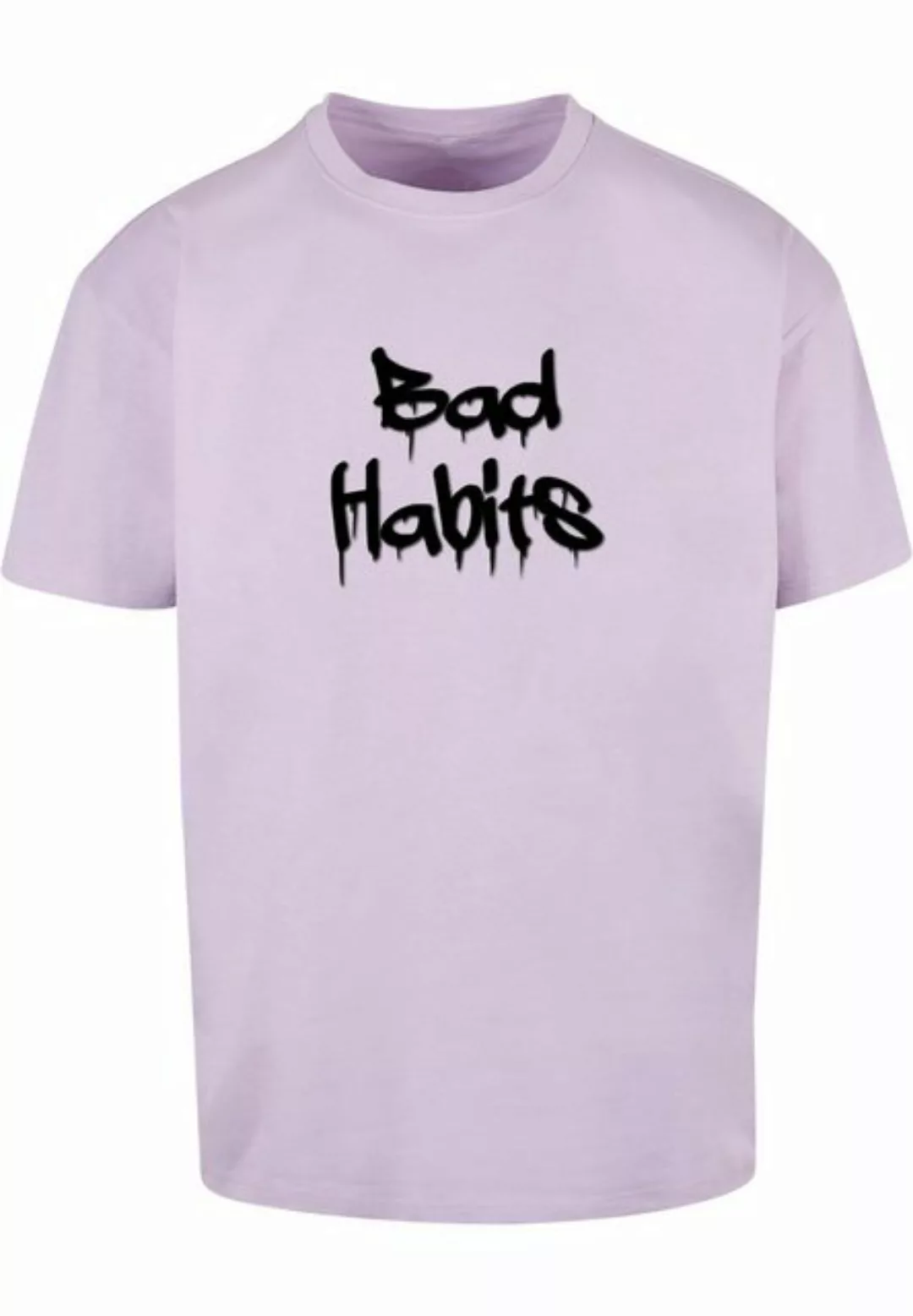 Merchcode T-Shirt Merchcode Herren Bad Habits Heavy Oversize Tee (1-tlg) günstig online kaufen