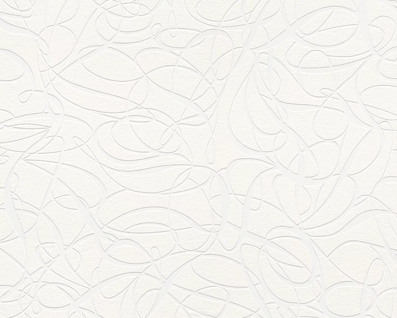 Mustertapete A.S. Création Meistervlies 2020 in Weiß Überstreichbar - 24261 günstig online kaufen